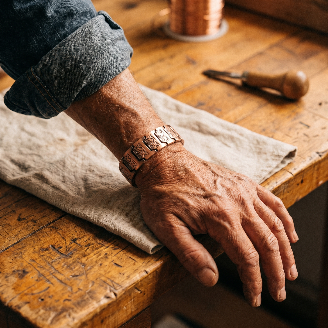 Bracciale in Rame per Uomini Glen