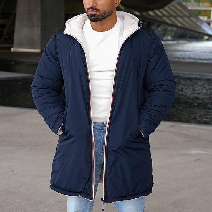 Cappotto in pile reversibile