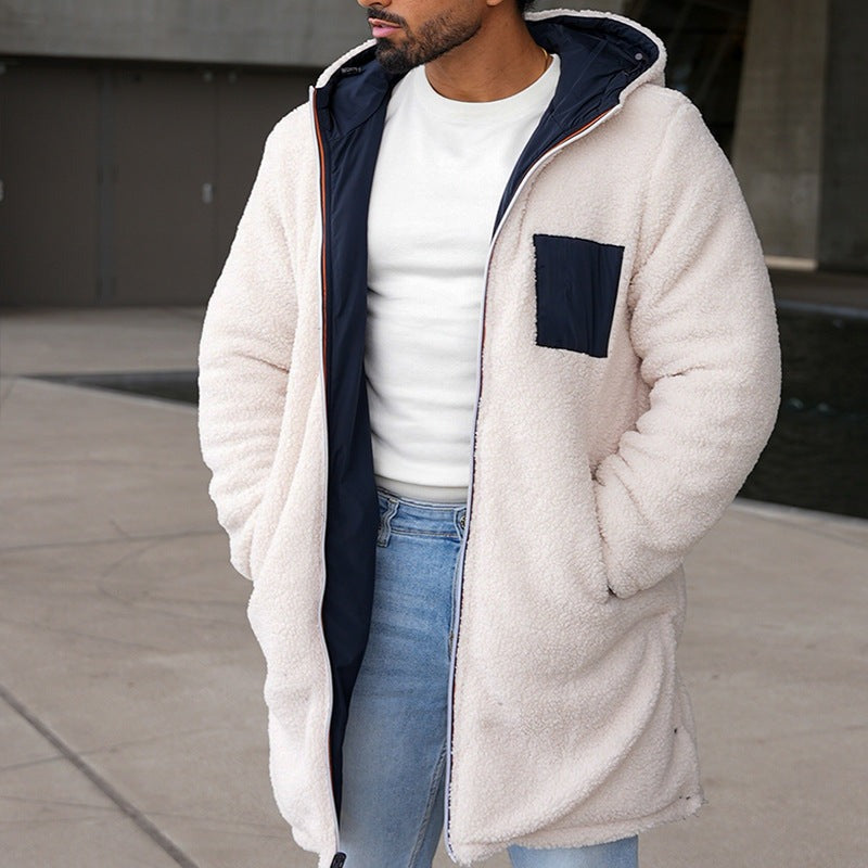 Cappotto in pile reversibile