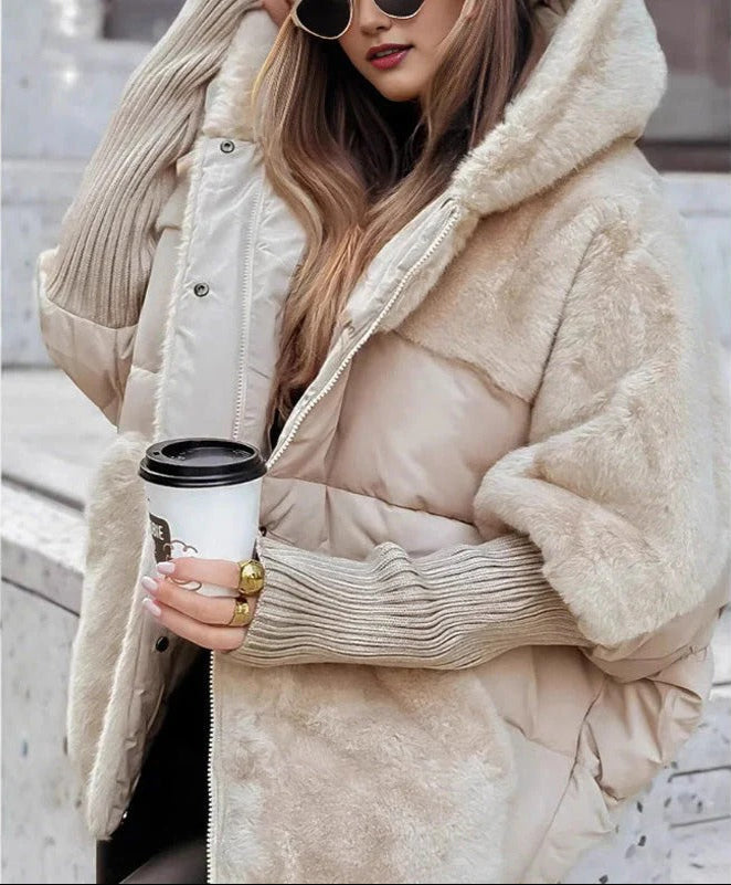 Uma - Cappotto trapuntato con cappuccio