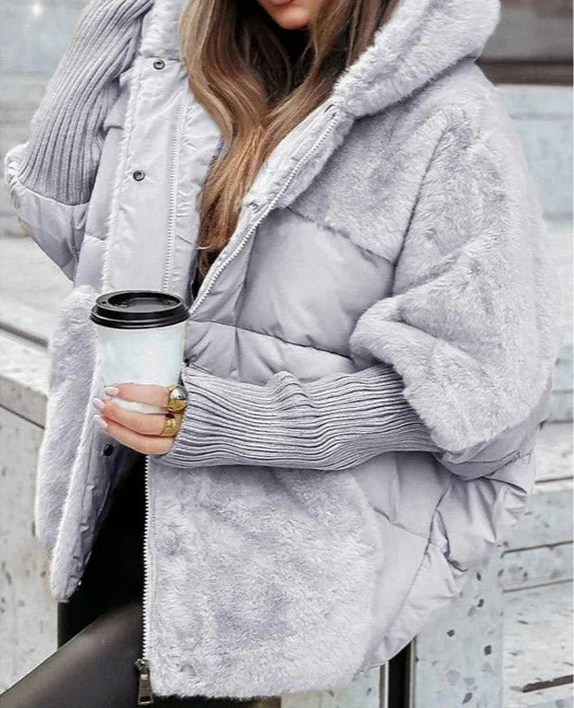 Uma - Cappotto trapuntato con cappuccio