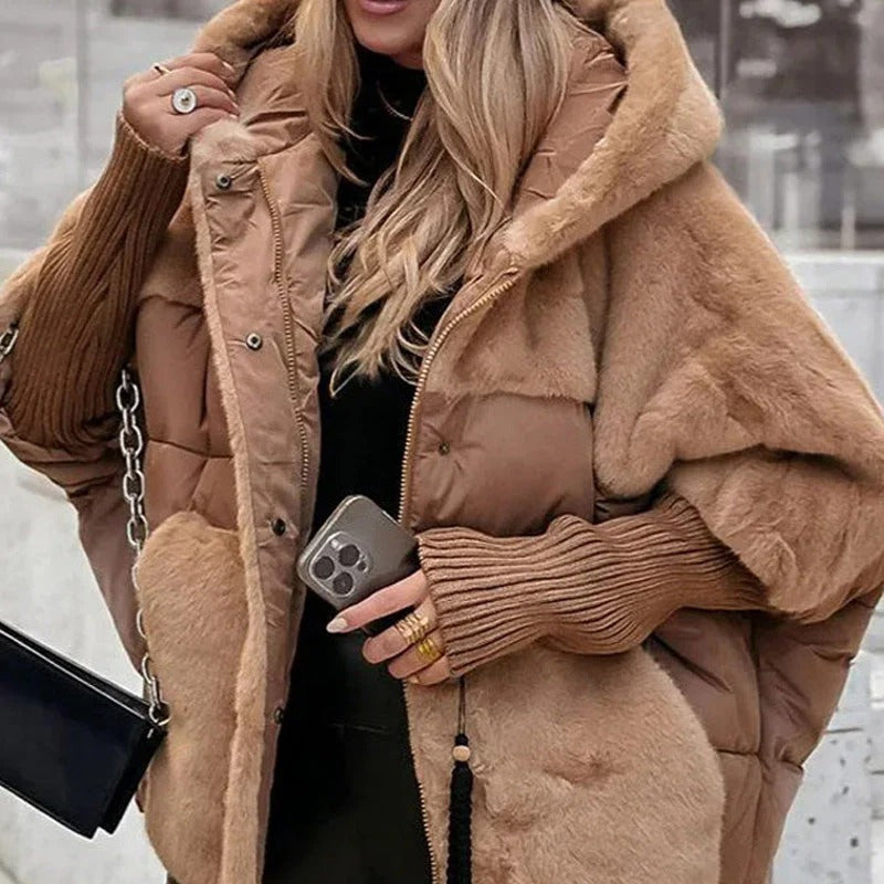 Uma - Cappotto trapuntato con cappuccio
