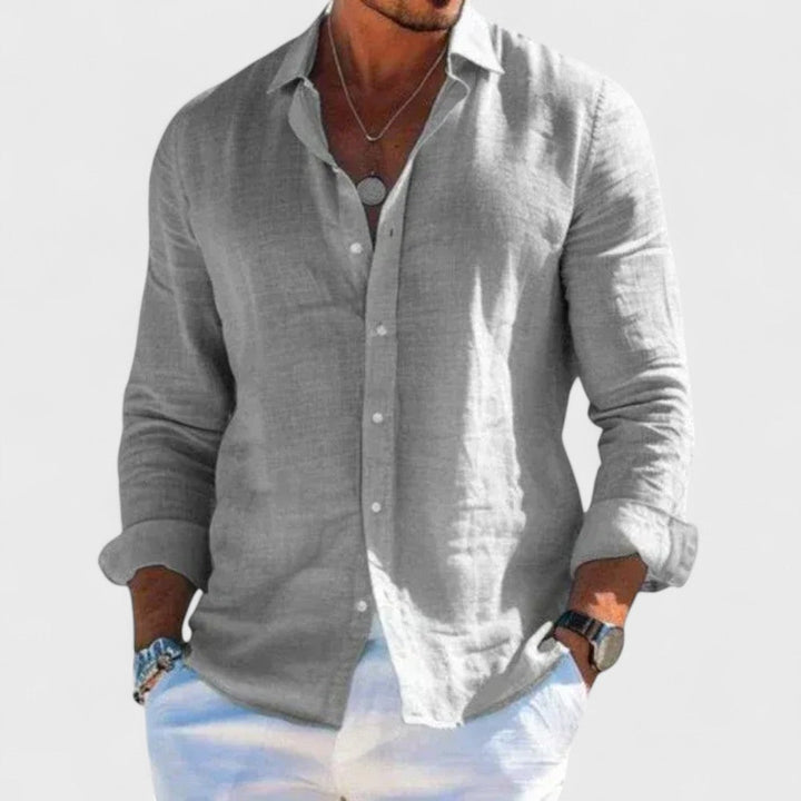 Miravo | Camicia in Lino Artigianale da Uomo