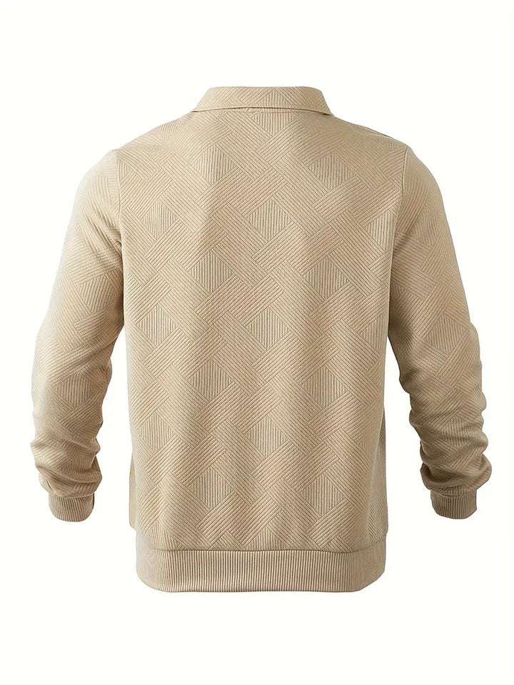 Maglione con motivo a cerniera