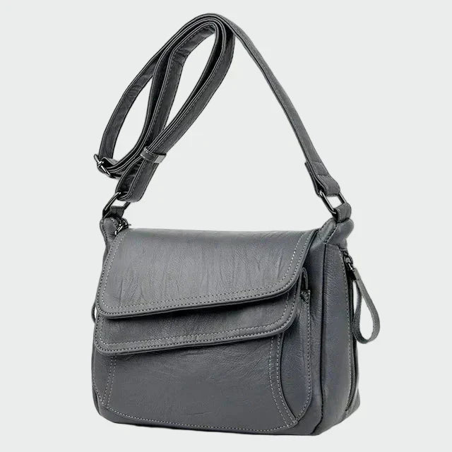 Eleanor - Borsa a spalla geometrica con patta