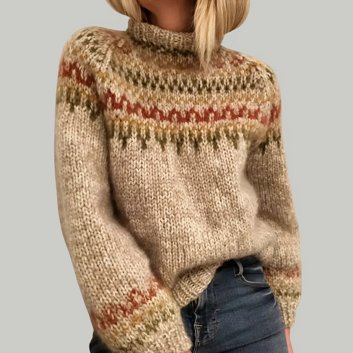 Maglione caldo lavorato a maglia morbido