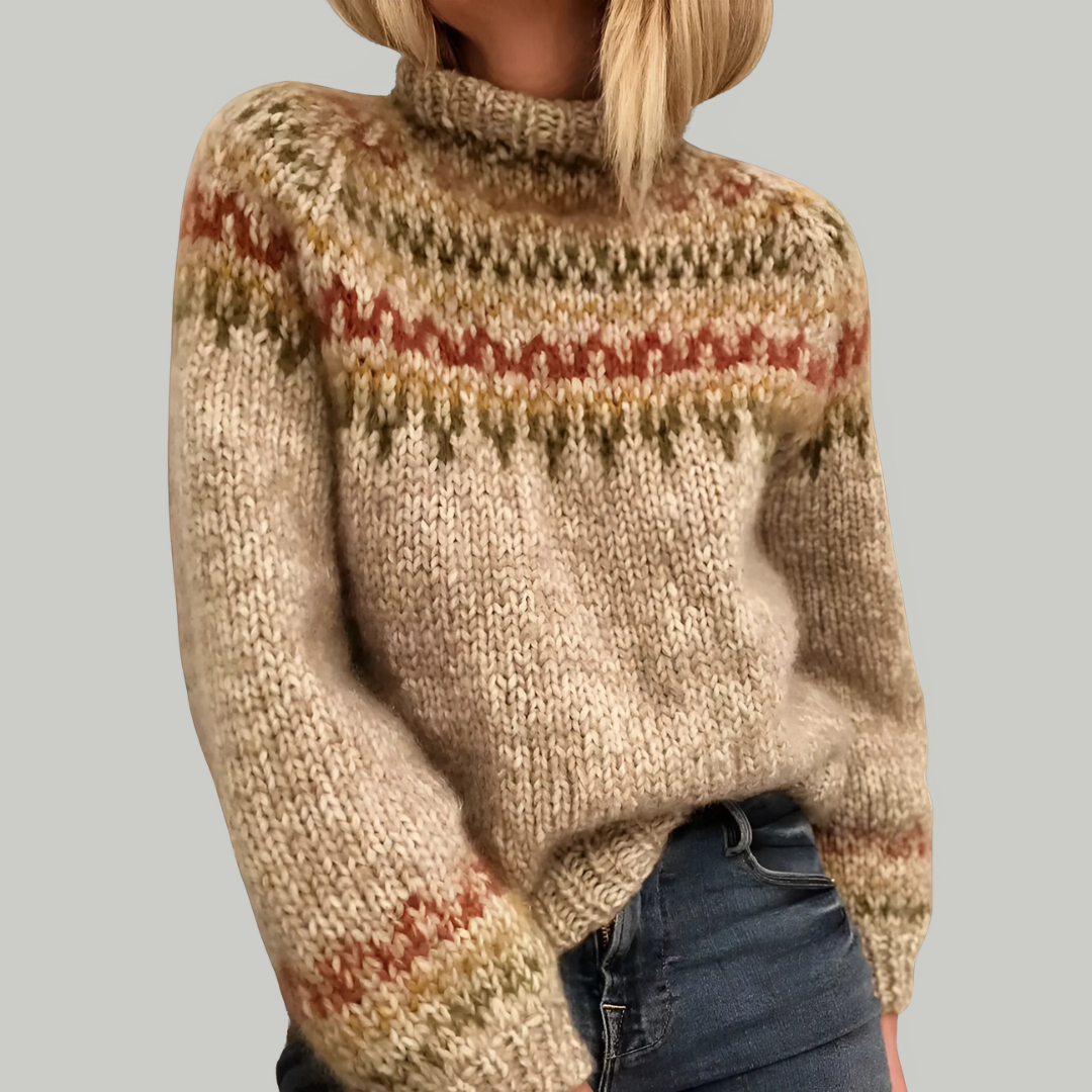 Maglione caldo lavorato a maglia morbido