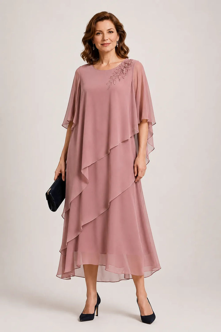Abito da cerimonia Vivienne con drappeggio