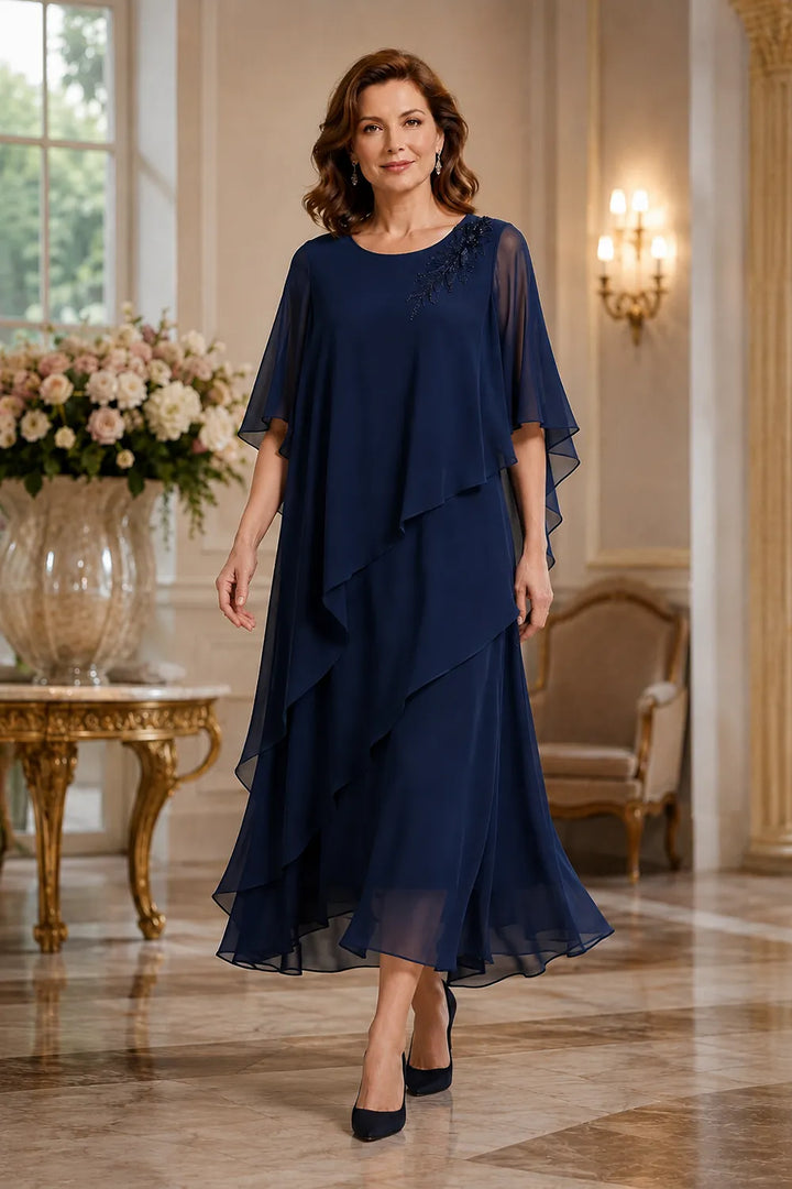 Abito da cerimonia Vivienne con drappeggio