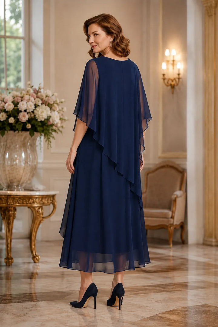Abito da cerimonia Vivienne con drappeggio