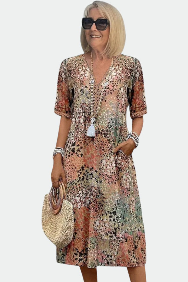 Lina | Vestito leggero con scollo a V