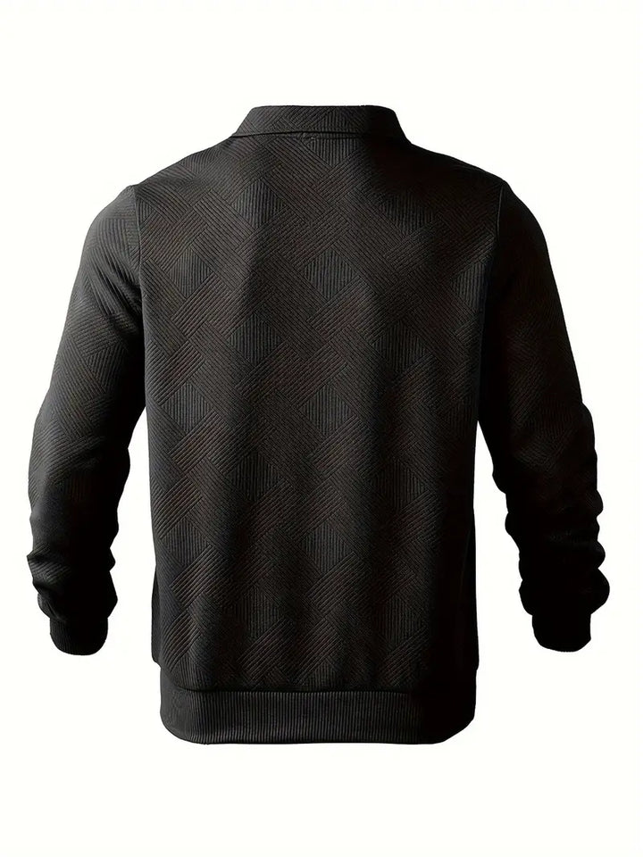 Maglione con motivo a cerniera